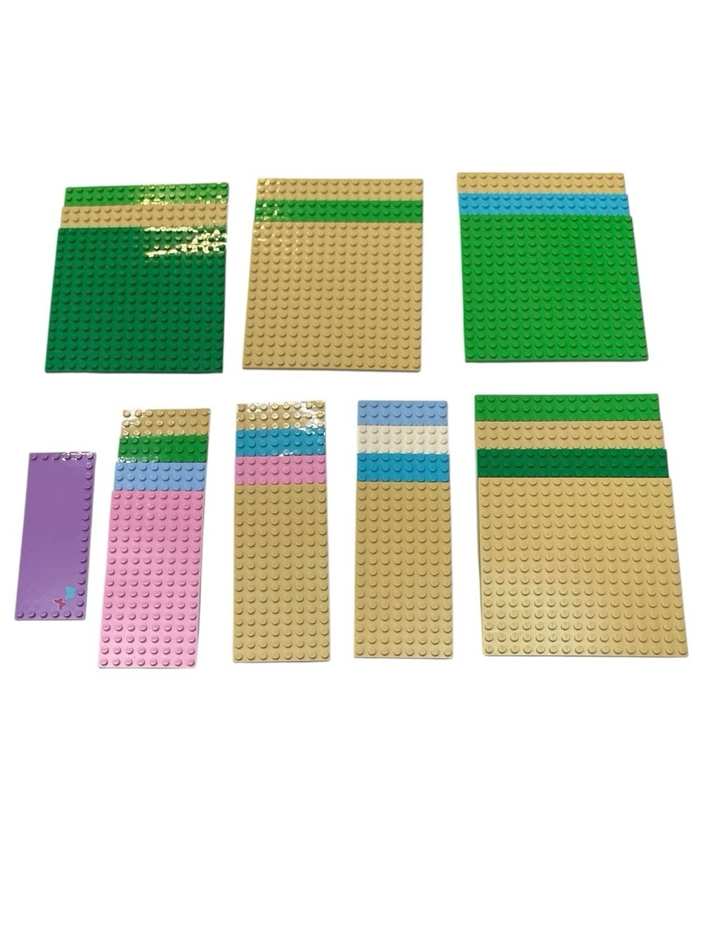 Mixed Set of Lego Baseplates